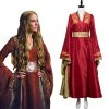 NewCosplay Game Of Thrones Cersei Lannister Red Luxury Dress Cosplay Costume