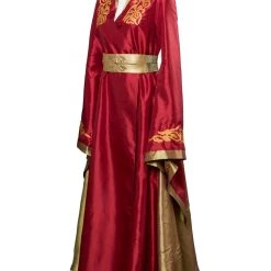 NewCosplay Game Of Thrones Cersei Lannister Red Luxury Dress Cosplay Costume