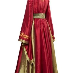 NewCosplay Game Of Thrones Cersei Lannister Red Luxury Dress Cosplay Costume