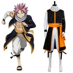 New Cosplaysky Fairy Tail Final Season Etherious Natsu Dragneel Outfit Cosplay Costume New Arrivals