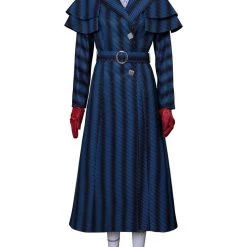 New Cosplaysky 2018 Mary Poppins Returns Costume Mary Poppins Dress Hat For Adult 19 New Cosplaysky 2018 Mary Poppins Returns Costume Mary Poppins Dress Hat For Adult