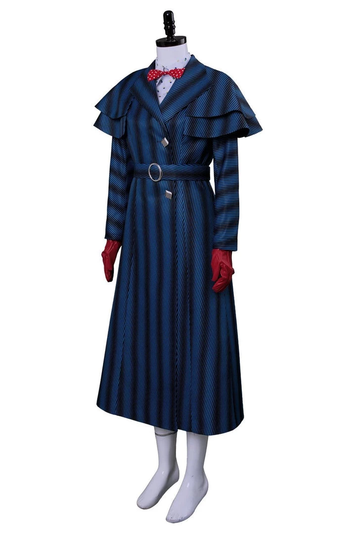 New Cosplaysky 2018 Mary Poppins Returns Costume Mary Poppins Dress Hat For Adult 9 New Cosplaysky 2018 Mary Poppins Returns Costume Mary Poppins Dress Hat For Adult