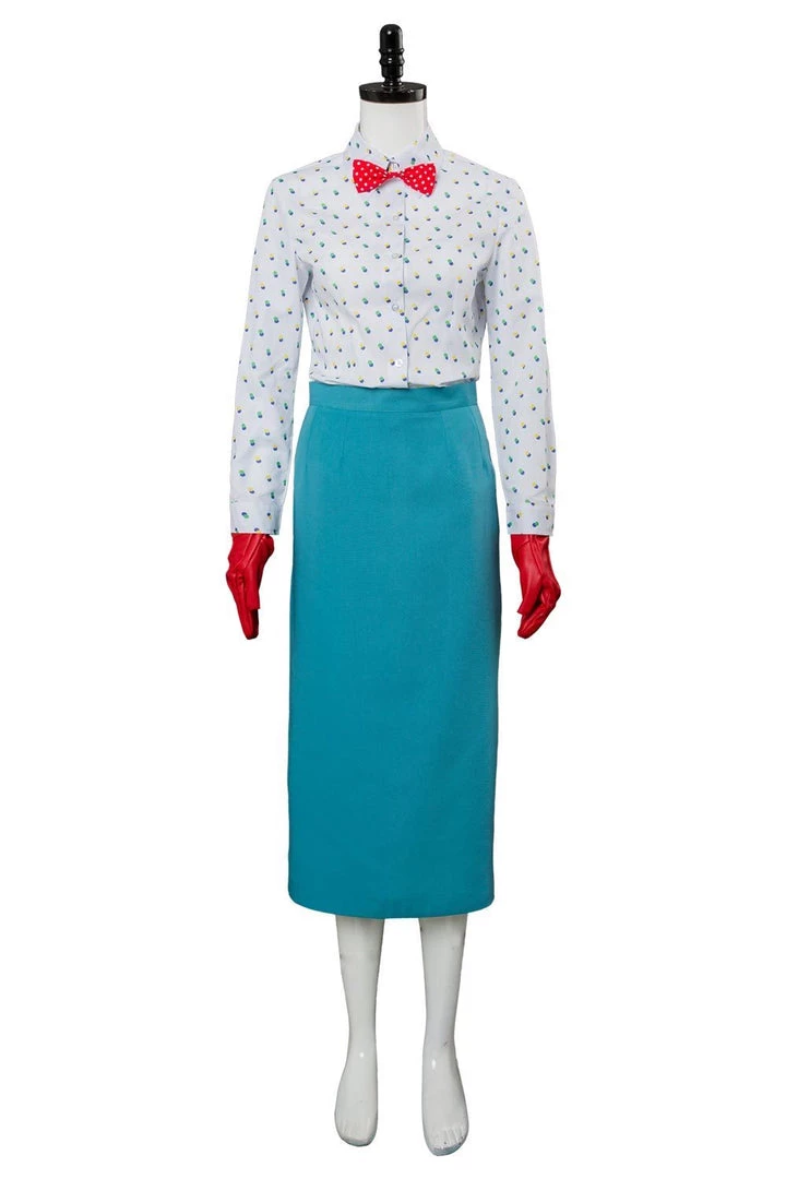 New Cosplaysky 2018 Mary Poppins Returns Costume Mary Poppins Dress Hat For Adult 12 New Cosplaysky 2018 Mary Poppins Returns Costume Mary Poppins Dress Hat For Adult