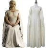 New Cosplaysky New Arrivals Game Of Thrones 5 Daenerys Targaryen Dress White Long Party Dress Ball Gowns Cosplay Costume