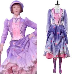 NewCosplay New Arrivals Jane Banks A Cover Is Not The Book Cosplay Hand Panted 2018 Mary Poppins Returns 2 Suit Cosplay Costume