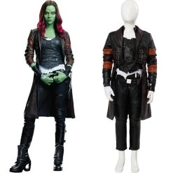 CosplaySky New Arrivals Guardians Of The Galaxy 2 Gamora Outfit Cosplay Costume For Kids Girls