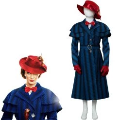 NewCosplay Mary Poppins Returns Mary Poppins For Kids Children Cosplay Costume New Arrivals