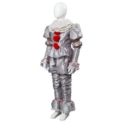 CosplaySky 2019 IT 2 Pennywise The Clown Outfit Suit Halloween Cosplay Costume For Kids Children New Arrivals