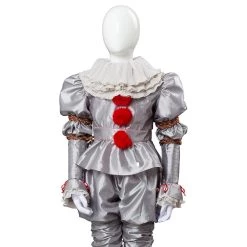 CosplaySky 2019 IT 2 Pennywise The Clown Outfit Suit Halloween Cosplay Costume For Kids Children New Arrivals