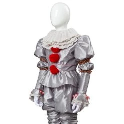 CosplaySky 2019 IT 2 Pennywise The Clown Outfit Suit Halloween Cosplay Costume For Kids Children New Arrivals