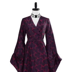 CosplaySky Game Of Thrones Season 8 Melisandre Red Hexagon Dress Dark Gown Cosplay Costume New Arrivals