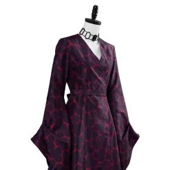 CosplaySky Game Of Thrones Season 8 Melisandre Red Hexagon Dress Dark Gown Cosplay Costume New Arrivals