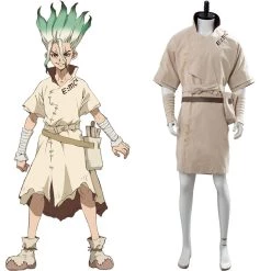 CosplaySky New Arrivals 2019 Dr. Stone Senku Ishigami Cosplay Costume