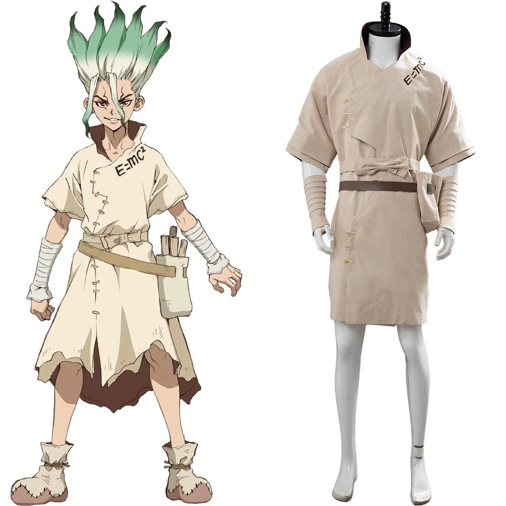 CosplaySky New Arrivals 2019 Dr. Stone Senku Ishigami Cosplay Costume 3 CosplaySky New Arrivals 2019 Dr. Stone Senku Ishigami Cosplay Costume