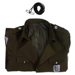 New Cosplaysky New Arrivals Attack On Titan Season 3 Eren Cosplay Costume Scouting Legion Soldier Officer Uniform