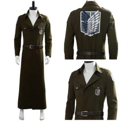 New Cosplaysky New Arrivals Attack On Titan Season 3 Eren Cosplay Costume Scouting Legion Soldier Officer Uniform