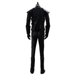 NewCosplay The Witcher Geralt Of Rivia Black Uniform Halloween Cosplay Costume 15 NewCosplay The Witcher Geralt Of Rivia Black Uniform Halloween Cosplay Costume