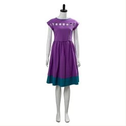 NewCosplay Stranger Things Season 3 Nancy Wheeler Purple Dress Cosplay Costume New Arrivals