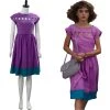 NewCosplay Stranger Things Season 3 Nancy Wheeler Purple Dress Cosplay Costume New Arrivals