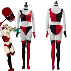 NewCosplay Harley Quinn 2019 Anime Outfit Halloween Carnival Suit Cosplay Costume