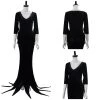 New Cosplaysky New Arrivals The Addams Family Morticia Addams Dress Outfit Cosplay Costume