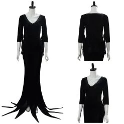New Cosplaysky New Arrivals The Addams Family Morticia Addams Dress Outfit Cosplay Costume