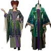 NewCosplay Hocus Pocus Winifred Sanderson Dress Suit Cosplay Costume