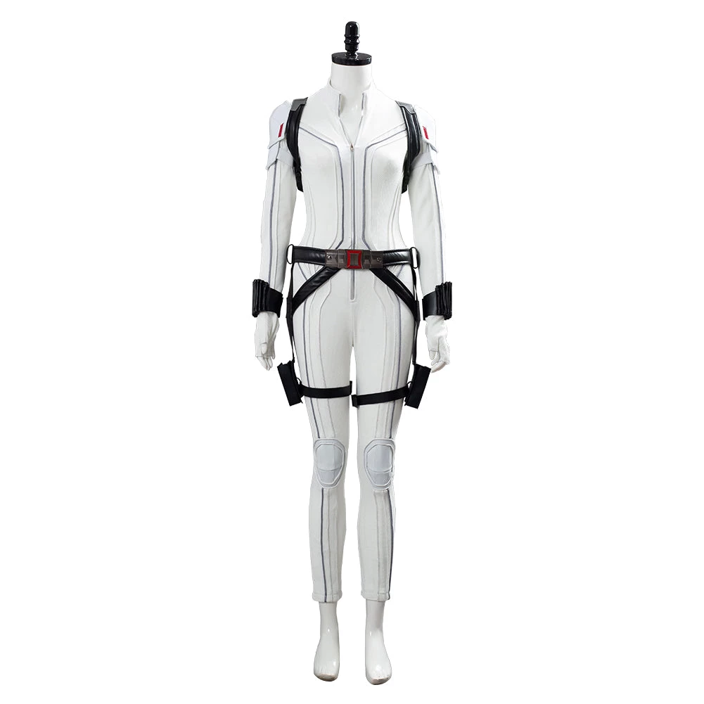 NewCosplay Black Widow Natasha Romanoff White Suit Costume Cosplay Costume New Arrivals 4 NewCosplay Black Widow Natasha Romanoff White Suit Costume Cosplay Costume New Arrivals