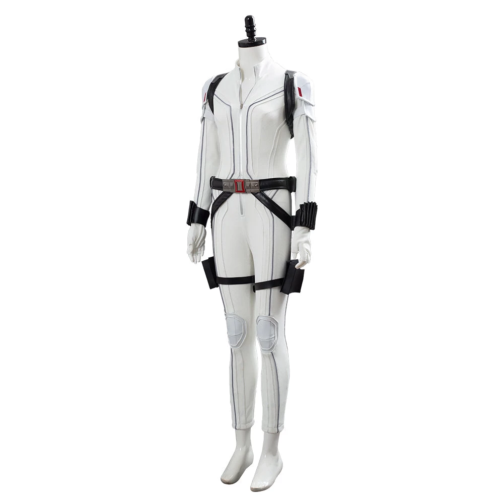 NewCosplay Black Widow Natasha Romanoff White Suit Costume Cosplay Costume New Arrivals 5 NewCosplay Black Widow Natasha Romanoff White Suit Costume Cosplay Costume New Arrivals