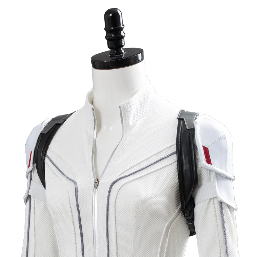 NewCosplay Black Widow Natasha Romanoff White Suit Costume Cosplay Costume New Arrivals 9 NewCosplay Black Widow Natasha Romanoff White Suit Costume Cosplay Costume New Arrivals