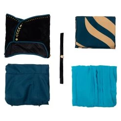 NewCosplay Frozen 2 Queen Anna Coronation Gown Dark Green Dress Cosplay Costume 28 NewCosplay Frozen 2 Queen Anna Coronation Gown Dark Green Dress Cosplay Costume