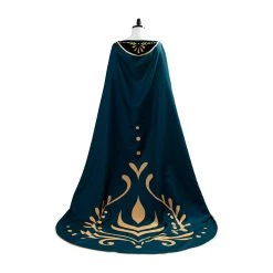 NewCosplay Frozen 2 Queen Anna Coronation Gown Dark Green Dress Cosplay Costume 20 NewCosplay Frozen 2 Queen Anna Coronation Gown Dark Green Dress Cosplay Costume