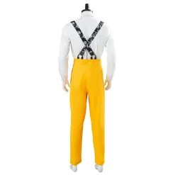 NewCosplay The Mask Jim Carrey Yellow Suit Men Uniform Outfit Halloween Carnival Costume Cosplay Costume New Arrivals