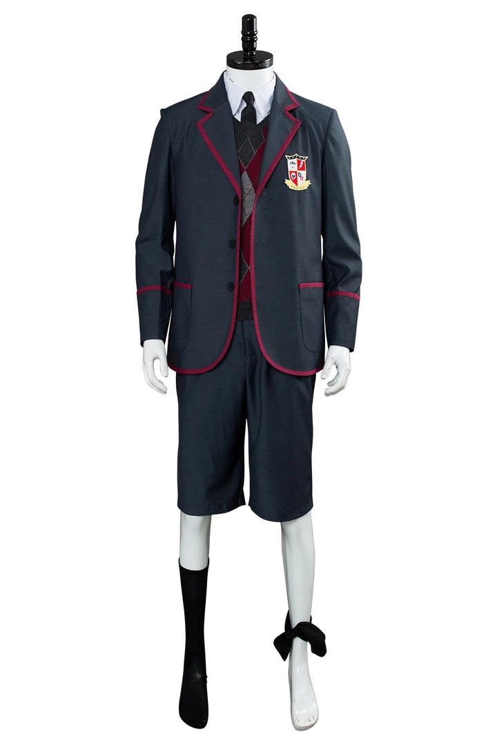 CosplaySky The Umbrella Academy School Uniform Boys Luther Spaceboy School Outfit Cosplay Costume New Arrivals 6 CosplaySky The Umbrella Academy School Uniform Boys Luther Spaceboy School Outfit Cosplay Costume New Arrivals