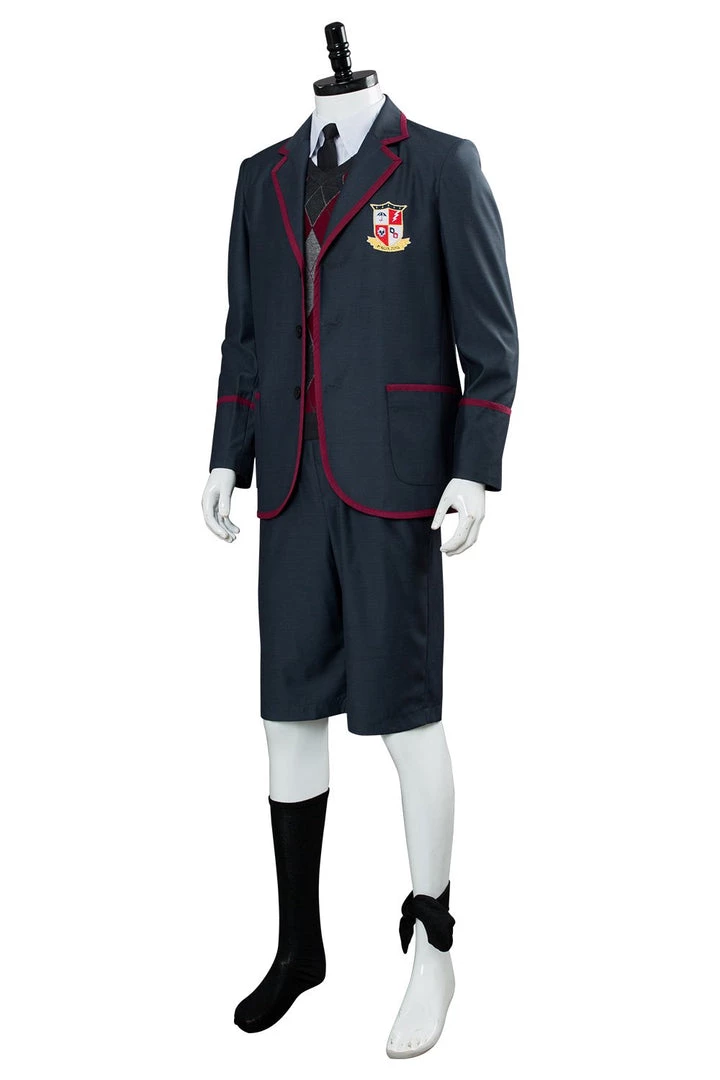 CosplaySky The Umbrella Academy School Uniform Boys Luther Spaceboy School Outfit Cosplay Costume New Arrivals 7 CosplaySky The Umbrella Academy School Uniform Boys Luther Spaceboy School Outfit Cosplay Costume New Arrivals