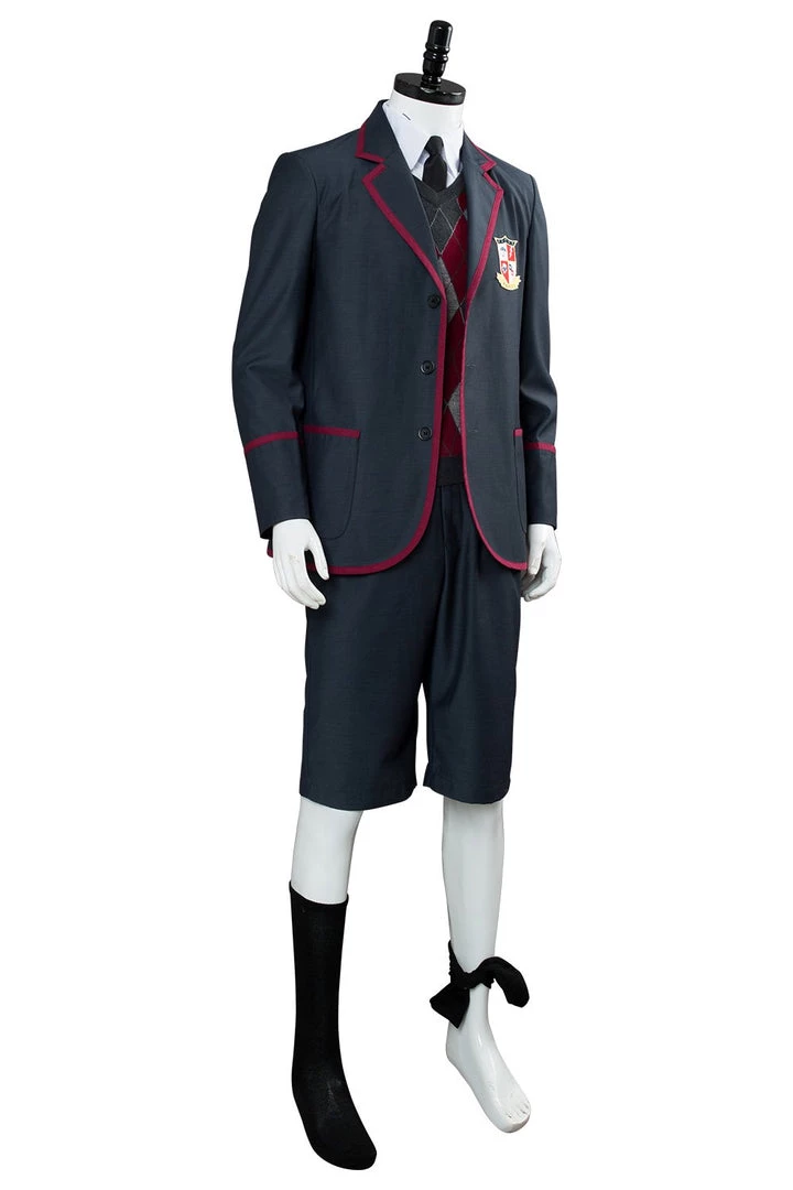 CosplaySky The Umbrella Academy School Uniform Boys Luther Spaceboy School Outfit Cosplay Costume New Arrivals 9 CosplaySky The Umbrella Academy School Uniform Boys Luther Spaceboy School Outfit Cosplay Costume New Arrivals