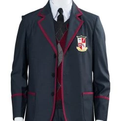 CosplaySky The Umbrella Academy School Uniform Boys Luther Spaceboy School Outfit Cosplay Costume New Arrivals 20 CosplaySky The Umbrella Academy School Uniform Boys Luther Spaceboy School Outfit Cosplay Costume New Arrivals
