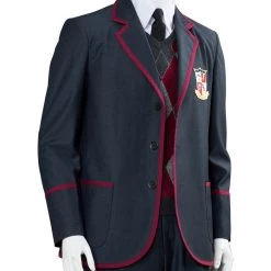 CosplaySky The Umbrella Academy School Uniform Boys Luther Spaceboy School Outfit Cosplay Costume New Arrivals