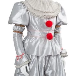 CosplaySky IT 2 Pennywise Clown Outfit Cosplay Costume Stephen King Adult Men Women New Arrivals