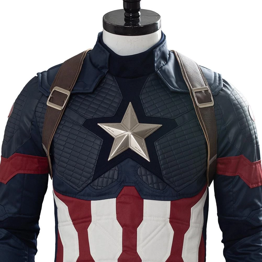 CosplaySky New Arrivals Avengers 4: Endgame Steve Rogers Captain America Cosplay Costume 7 CosplaySky New Arrivals Avengers 4: Endgame Steve Rogers Captain America Cosplay Costume