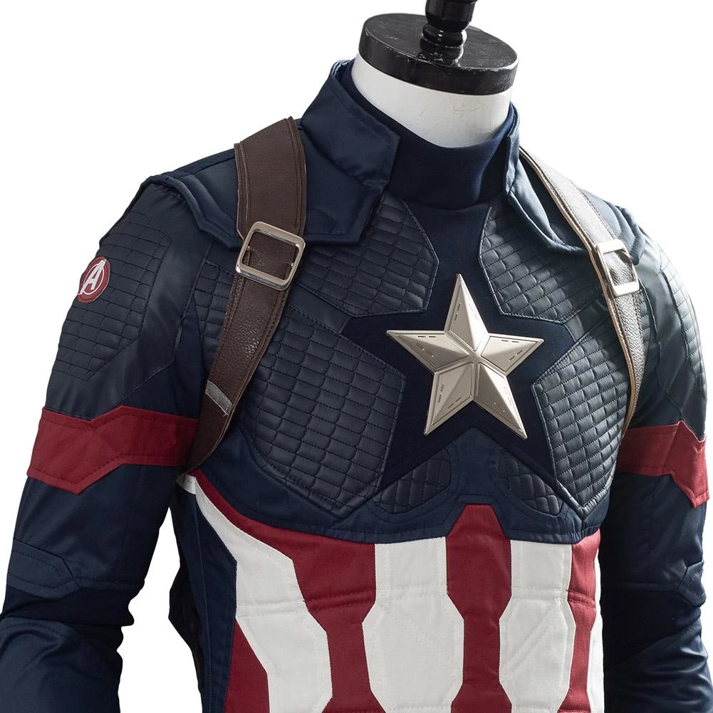 CosplaySky New Arrivals Avengers 4: Endgame Steve Rogers Captain America Cosplay Costume 9 CosplaySky New Arrivals Avengers 4: Endgame Steve Rogers Captain America Cosplay Costume