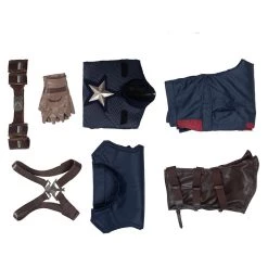 CosplaySky New Arrivals Avengers 4: Endgame Steve Rogers Captain America Cosplay Costume 18 CosplaySky New Arrivals Avengers 4: Endgame Steve Rogers Captain America Cosplay Costume