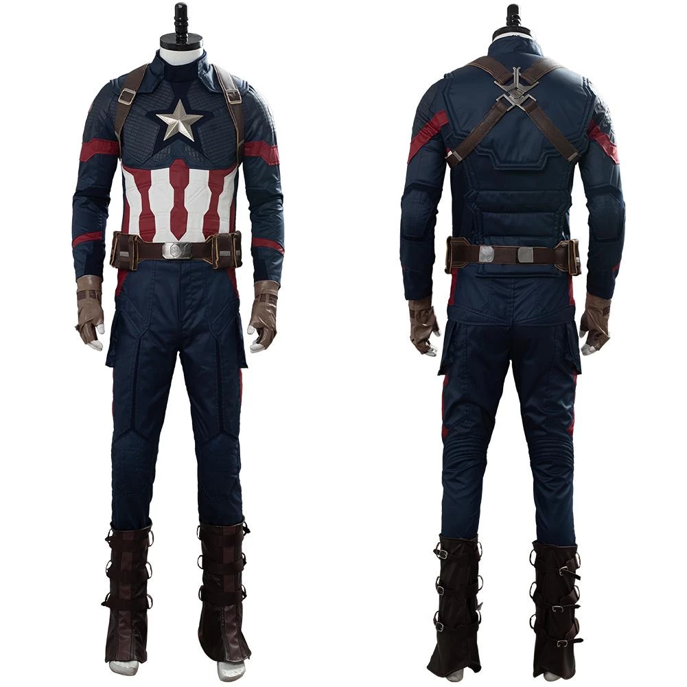 CosplaySky New Arrivals Avengers 4: Endgame Steve Rogers Captain America Cosplay Costume 11 CosplaySky New Arrivals Avengers 4: Endgame Steve Rogers Captain America Cosplay Costume