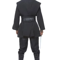CosplaySky New Arrivals Star Wars Obi Wan Kenobi Jedi Black Version No Cloak Cosplay Costume