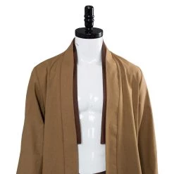 CosplaySky Star Wars Obi Wan Kenobi Jedi Cosplay Costume Brown Version No Cloak