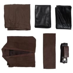 CosplaySky Star Wars Mens Jedi Anakin Skywalker Cosplay Costume Knight Tunic Uniform Brown Vision 17 CosplaySky Star Wars Mens Jedi Anakin Skywalker Cosplay Costume Knight Tunic Uniform Brown Vision