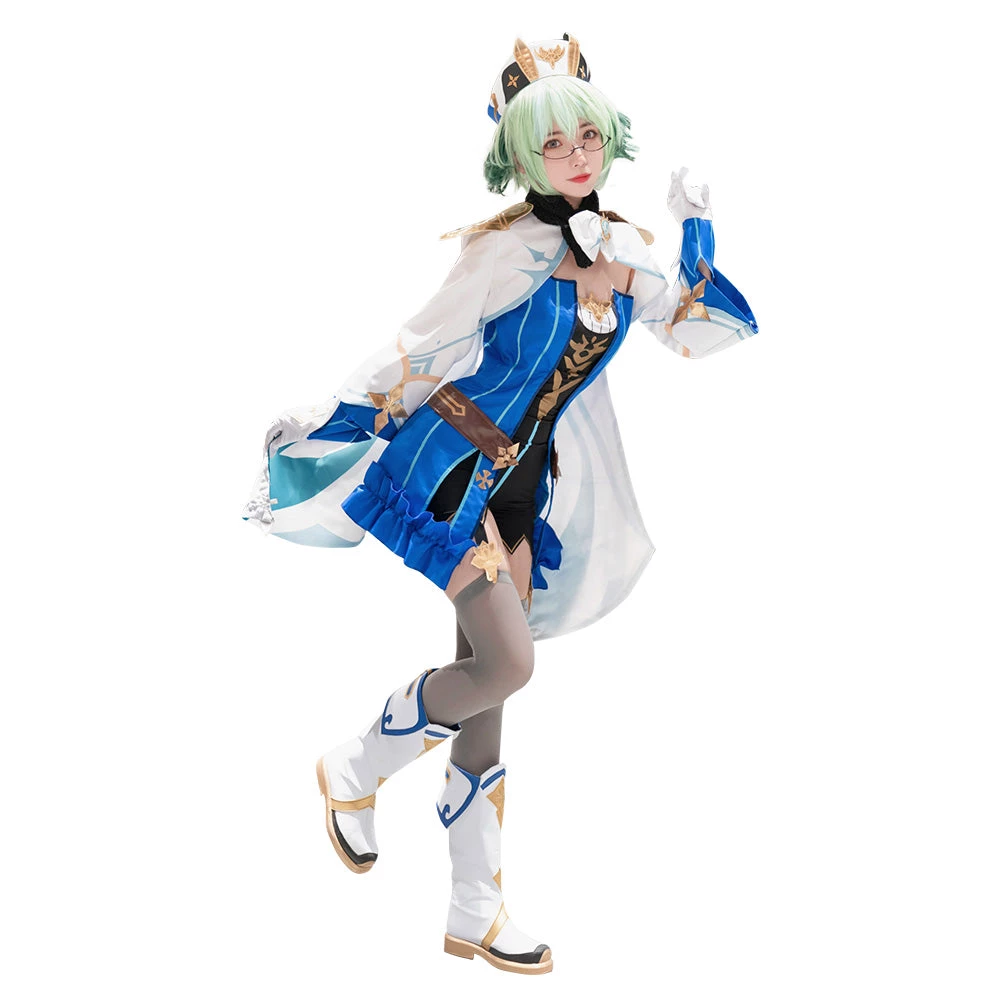 NewCosplay Genshin Impact Sucrose Halloween Carnival Suit Cosplay Costume New Arrivals 15 NewCosplay Genshin Impact Sucrose Halloween Carnival Suit Cosplay Costume New Arrivals