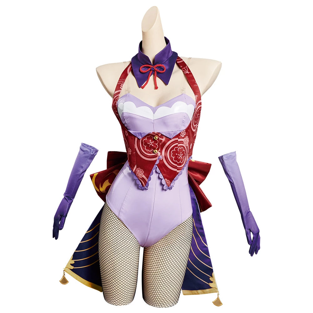 NewCosplay New Arrivals Genshin Impact Baal Bunny Girls Halloween Original Design Cosplay Costume - Cossky® 4 NewCosplay New Arrivals Genshin Impact Baal Bunny Girls Halloween Original Design Cosplay Costume - Cossky®