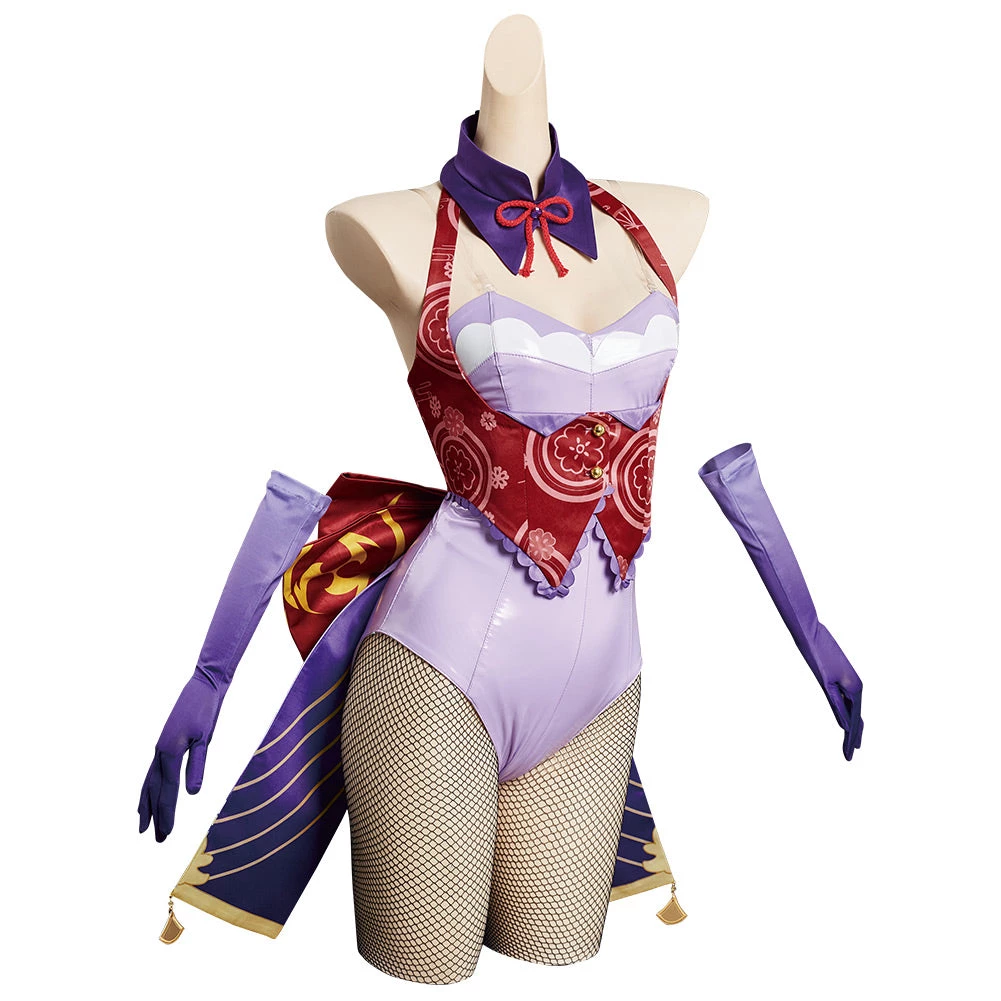 NewCosplay New Arrivals Genshin Impact Baal Bunny Girls Halloween Original Design Cosplay Costume - Cossky® 7 NewCosplay New Arrivals Genshin Impact Baal Bunny Girls Halloween Original Design Cosplay Costume - Cossky®