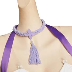 Fandombuy New Arrivals Genshin Impact Keqing Original Design Cosplay Costume Bunny Girls Jumpsuit Outfits